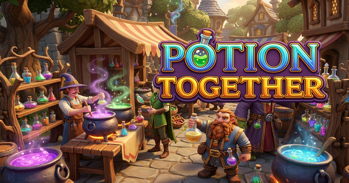 Potion Together - Cooperative Potion Shop Management Game